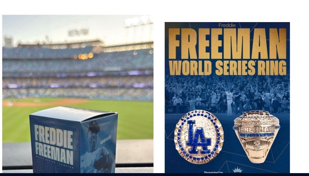 Freddie Freeman LA Dodgers Championship Ring