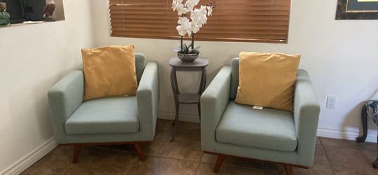 Two beautiful chairs great condition two years old