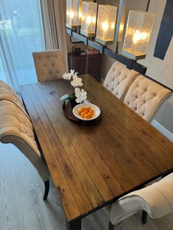 6 dining chairs