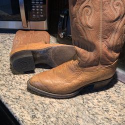 Tony Lama Ostrich, Hide, Partial Quill, Cowboy Boots
