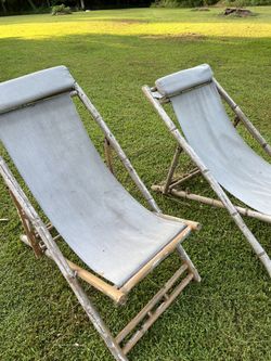 Patio Linge Chairs Bamboo 