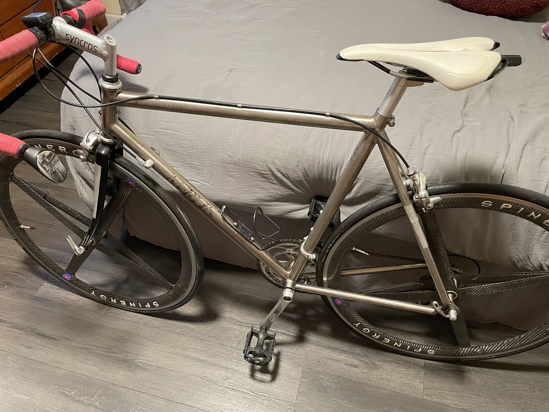 Vintage bike road Merlín Cyrene TiTanium