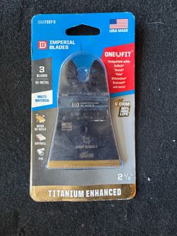 Imperial Blade IBOAT337-3 One Fit 2-1/2-in Storm Titanium Wood and Nails Blade