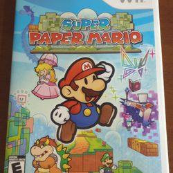 Super Paper Mario Nintendo Wii