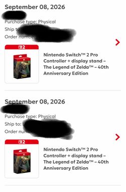 Ocarina of Time Switch 2 Pro Controller with Stand