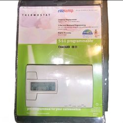 RiteTemp 8022c Programmable Thermostat - Universal White (781-733) | New Sealed The RiteTemp 8022c Programmable Thermostat is a universal white device