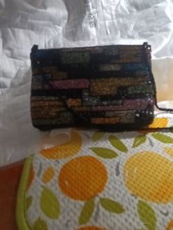 Beaded Shoulder Evening Purse