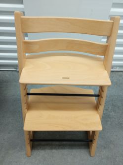 Stokke Trip Trap Chair Wood Baby High Chair