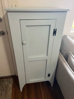 Unique 4’ Tall Wood Cabinet