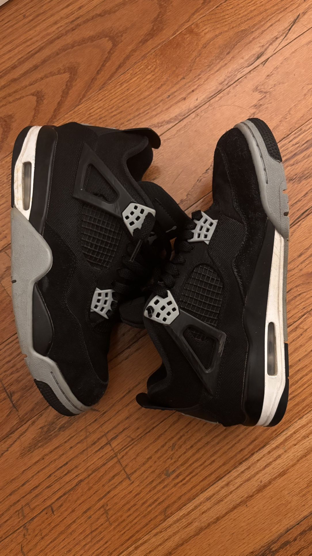 Jordan 4 Black Canvas