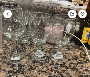 Champagne And Wine Glasses