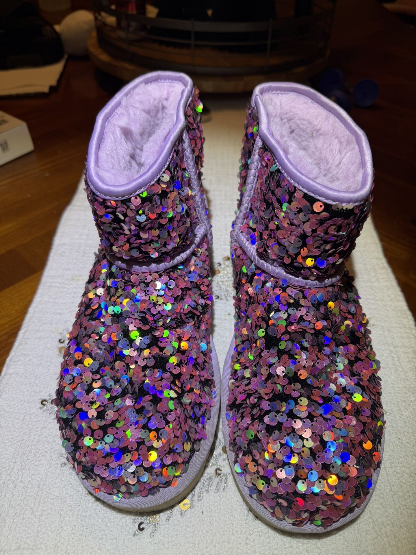 UGG Stellar Sequin Boots Size 7