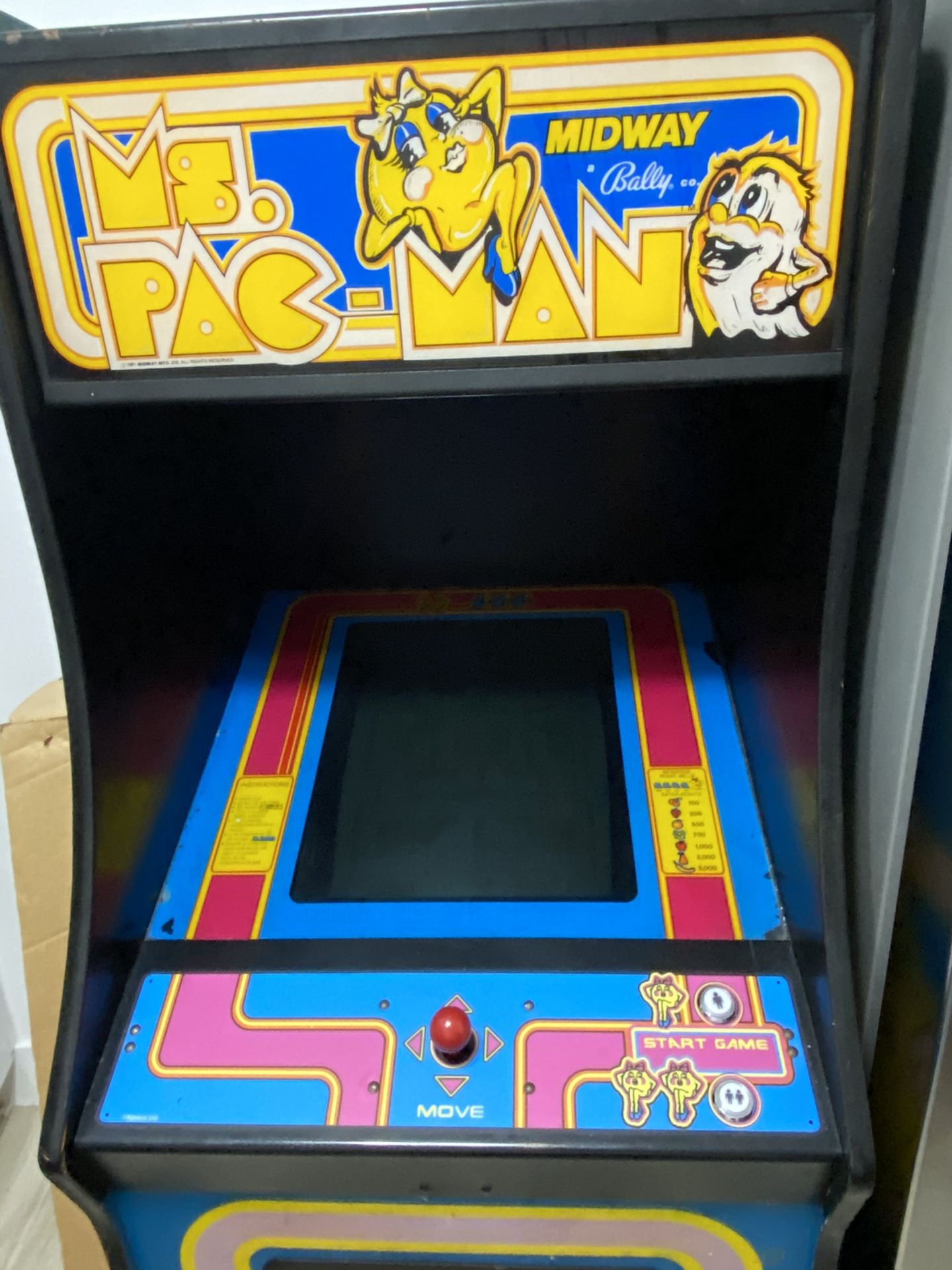 Ms. Pac-Man Arcade and over 50 games