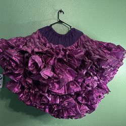 Huge Shiny Purple Petticoat 