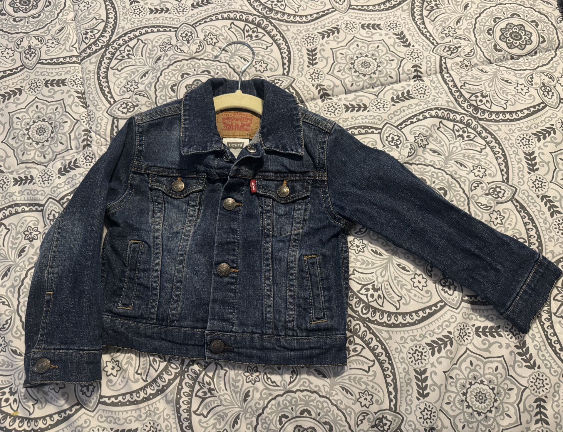 Levi Jean trucker jacket size 24 months