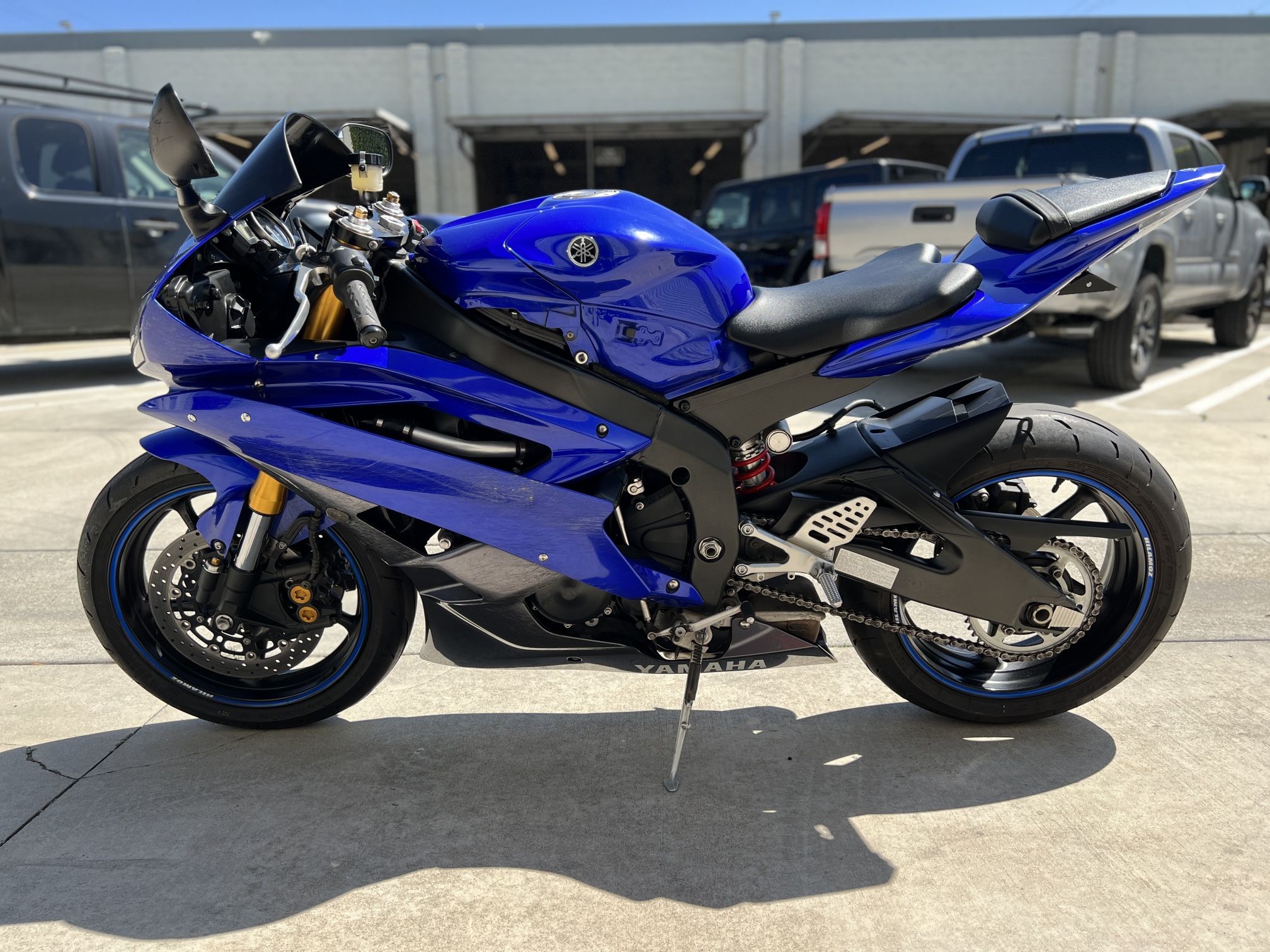 2007 Yamaha R6 Blue