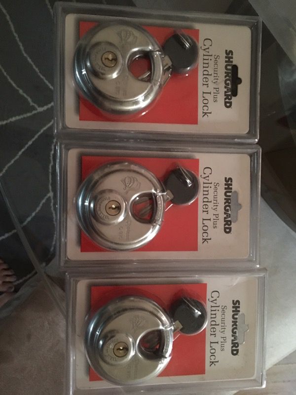 3 brand new locks