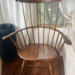 Antique Vintage Wooden captains Chair 