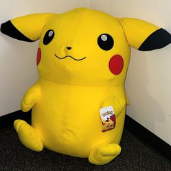 Pokémon: Giant 32” Pikachu Plush Toy 