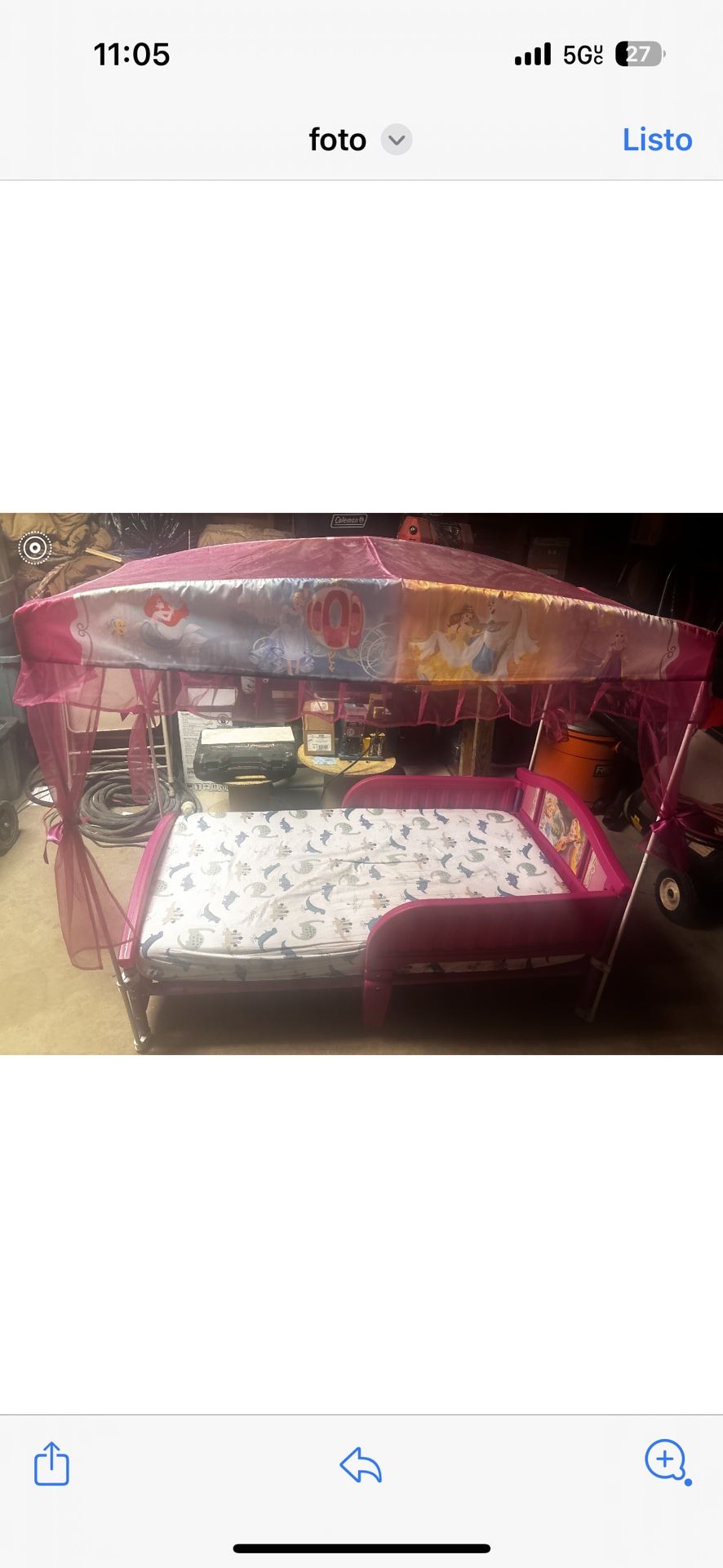 Cama Con Todo Y Colchón Para Niña De 1 Mes Asta 34 Años