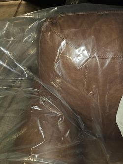 Brown Leather Couch