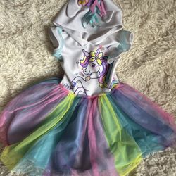 Little Girls Nickelodeon Jojo Siwa Unicorn My Little Pony Tulle Dress Size 6/6X