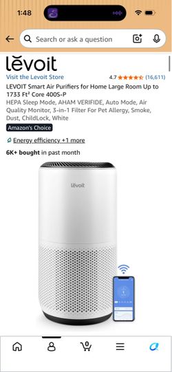 LEVOIT Smart Air Purifiers for Home Large Room