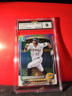 2025 Bowman Chrome Prospects Xfractor Konnor Griffin PROSPECT #BCP86 UCG 9 MINT