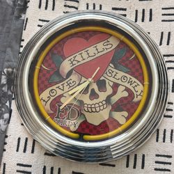 ED HARDY CLOCK