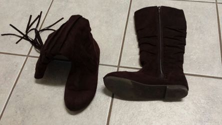 Girls Candies brown boots size 3