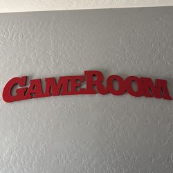 Game room sign