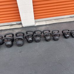 Cast Iron Kettle Bells Two Sets 