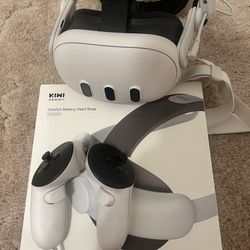 Oculus Quest 3 With Extended Battery Head strap