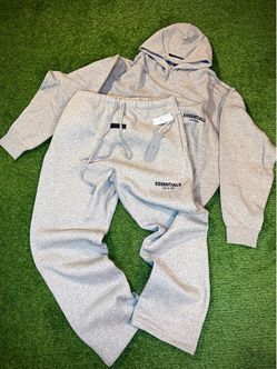 Fear of God Essentials Grey Tracksuit Set