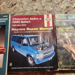 3 AUTO REPAIR BOOKS