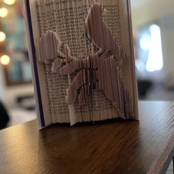 Death & His Little Sparrow - Belladonna-Inspired Handcrafted Folded Book**  
