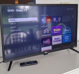 Onn Roku TV - 32-inch Like New