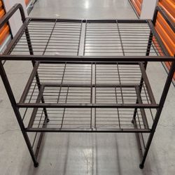 3-tier Stackable Wire Shelving Unit / Storage Rack