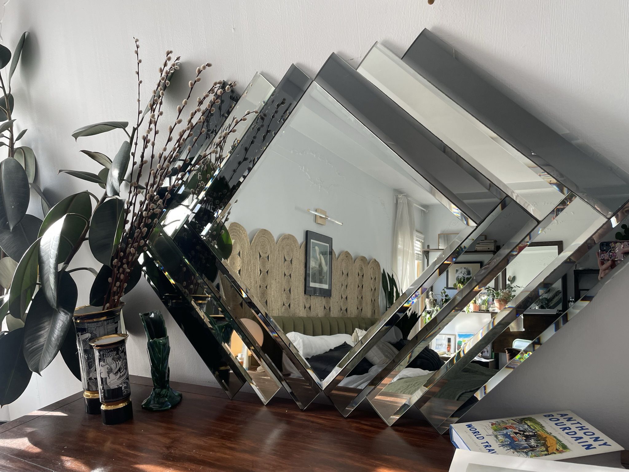 Amazing Postmodern Art Deco Mirror
