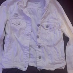 White Jean Jacket