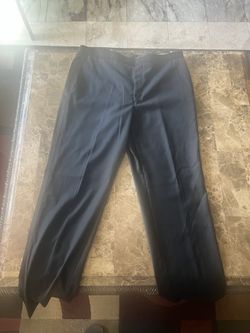 Calvin Klein Black Mens Dressing Pants Formal Tuxedo Size 38W 34L