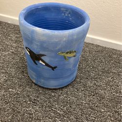 Sea Animal Ceramic Bucket/Plant Pot