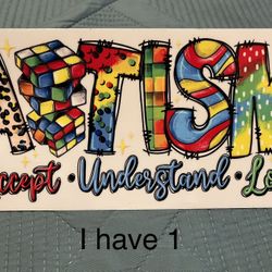 Autism UV DTF Wraps 