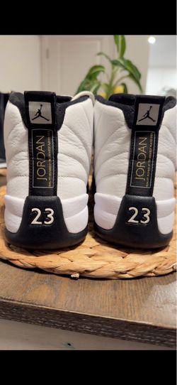 Air Jordan 12 White Black