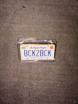 Los Angeles Dodgers Back2Back License Plate Pin
