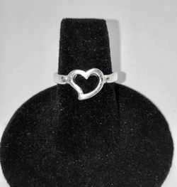 Silver Heart Ring