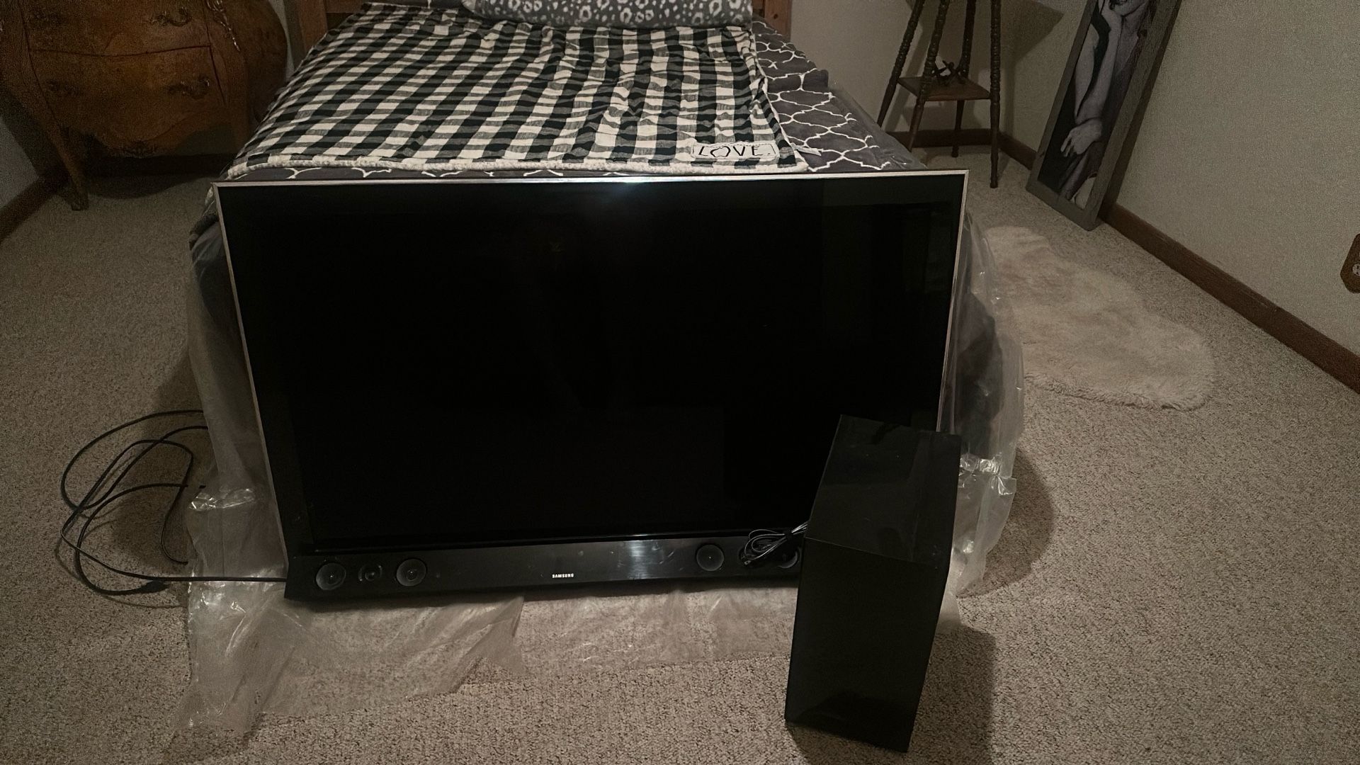 Samsung Tv And Samsung Theater Sound System