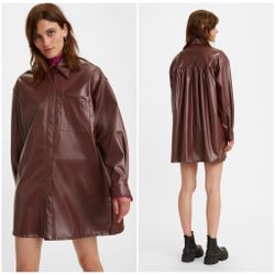 Levi's® Made & Crafted® OVERSIZED SHIRRING SHIRT DRESS
