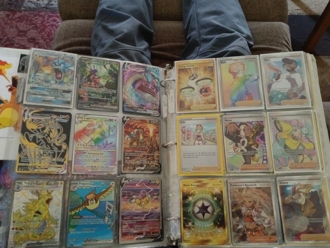 Massive Pokemon Card Collection, Entire Binders Content 