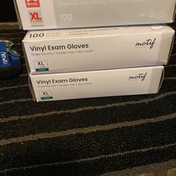 3 Packages Of Gloves 